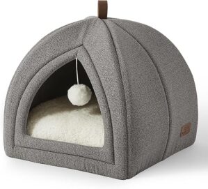 Bedsure Cat Cave – 2 in 1 Tent, Foldable