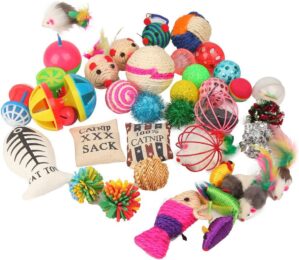 Fashion’s Talk Cat Toys Variety Pack, 20 Pieces