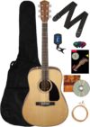 Fender CD-60 Dreadnought Acoustic Guitar Bundle