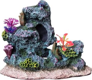 majoywoo Colorful Coral Reef Aquarium Decor with WP123