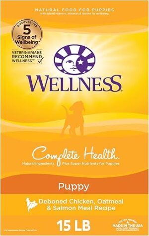 Wellness Complete Health Dry Puppy Food, 15-Pound