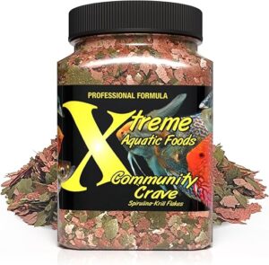 Xtreme Aquatic Foods Crave Flake - Krill & Spirulina Blend