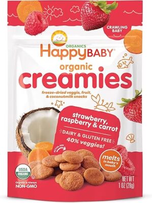 Happy Baby Creamies Veggie & Fruit Snacks, 1 Oz