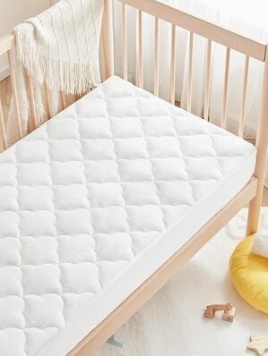 SLEEP ZONE Crib Mattress Protector Pad 28"x52