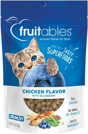 Fruitables Crunchy Low Calorie Cat Treats - 2.5 Ounces