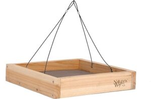 Nature's Way CWF3 Cedar Platform Tray Bird Feeder