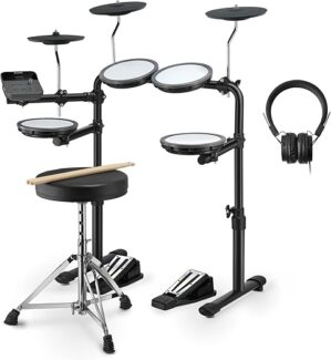 Donner DED-70 Electric Drum Set with Mesh Pads