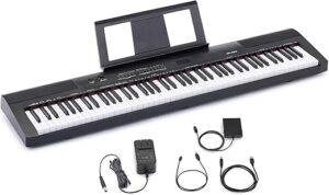 Amazon Basics Digital Piano 88 Key Semi-Weighted Keyboard