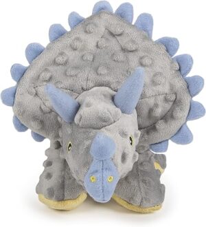 goDog Dinos Frills Squeaky Plush Toy - Large