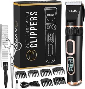 HOLDOG Dog Clippers Heavy Duty 3-Speed Grooming