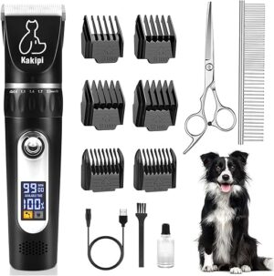 Kakipi Dog Grooming Kit with LCD Display