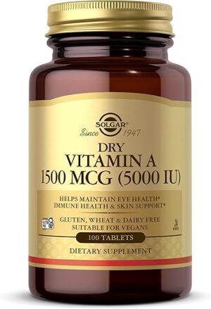 SOLGAR Dry Vitamin A Tablets