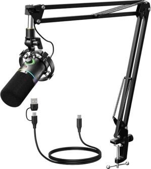 MAONO Dynamic Microphone Kit PD200XS Black