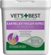 Vet’s Best Ear Relief Finger Wipes – 50 Disposable