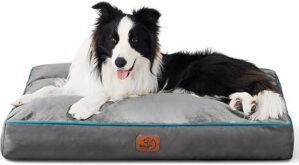 Bedsure Entire Waterproof Large Dog Bed - 4 inch