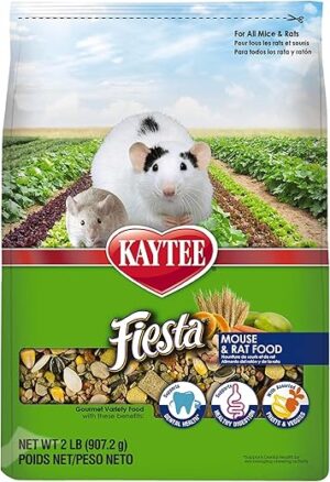 Kaytee Fiesta Mouse And Rat Food, 2-Lb