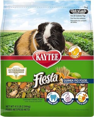 Kaytee Fiesta Pet Guinea Pig Food, 4.5 Pound