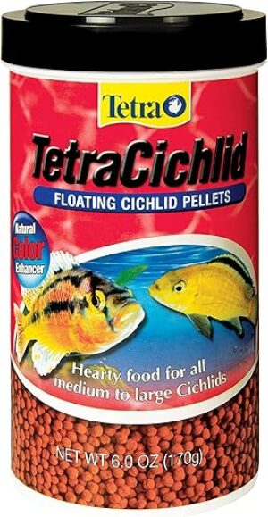 Tetra Floating Cichlid Pellets 6 Ounces 77063