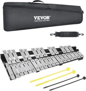 VEVOR Glockenspiel Xylophone Bell Kit, 32 Note