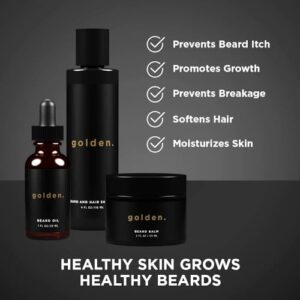 Golden Grooming Company Beard Kit Bundle