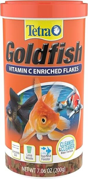 Tetra Goldfish Flakes, Balanced Diet, 7.06 oz