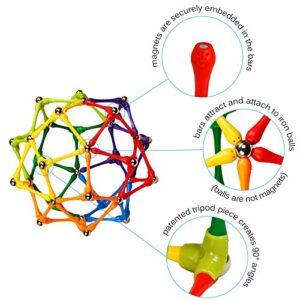 Goobi Magnetic Building Sticks Set, 300 Pcs