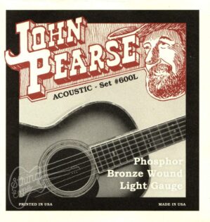 John Pearse Guitar Strings 3 Pack Phosphor Bronze #600L