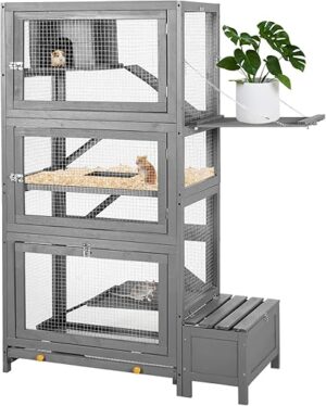 okcomuy Hamster Cage 55" H 6-Tier