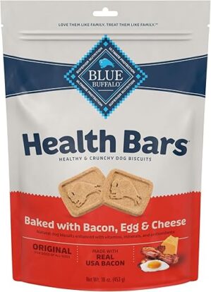 Blue Buffalo Health Bars Dog Treats, Bacon, Egg & Cheese 16-oz Bag