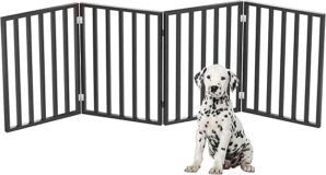 PETMAKER Indoor Pet Gate – 4-Panel Folding Dog Gate