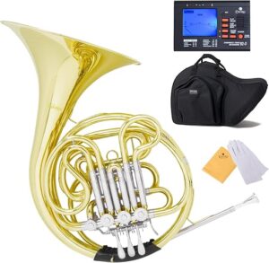 Mendini by Cecilio Intermediate Double French Horn, MFH-30L+92D