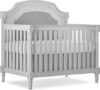 Evolur Julienne 5 In 1 Convertible Crib, Antique Grey