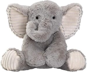 Lambs & Ivy Jungle Safari Gray Plush Elephant - Jett