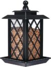 Vivace Large Bird Feeders, 3.2lb Capacity, Black