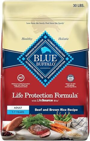 Blue Buffalo Life Protection Adult Dog Food, 30-lb