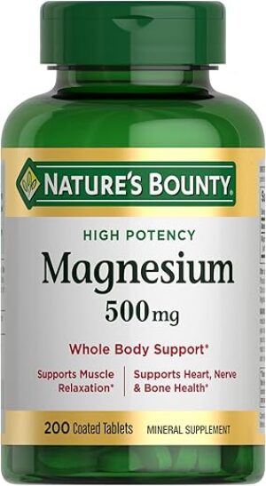Nature’s Bounty Magnesium 200 Tablets
