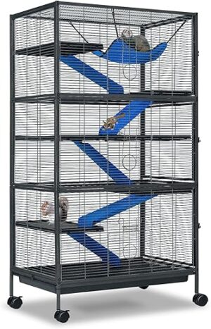 VIWAT Metal Animal Cage, 6-tier, Removable Tray