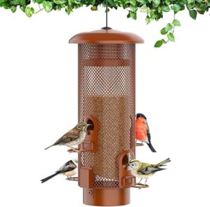 WeeFeetc Metal Squirrel Proof Bird Feeder, B123