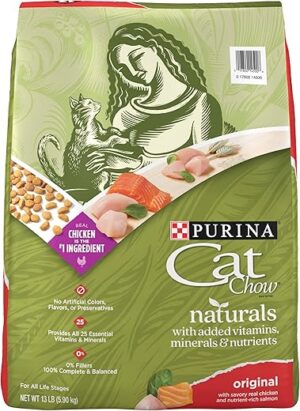 Purina Cat Chow Naturals Original Dry Cat Food - 13 lb
