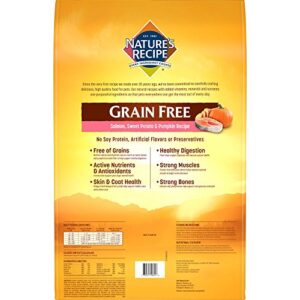 Nature’s Recipe Grain Free Salmon, Sweet Potato & Pumpkin Dry Dog Food, 24 lb. Bag