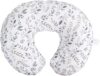 Boppy Nursing Pillow Gray Taupe Leaves