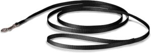 PetSafe Nylon Dog Leash - Strong, Durable 3/8" x 6', Black