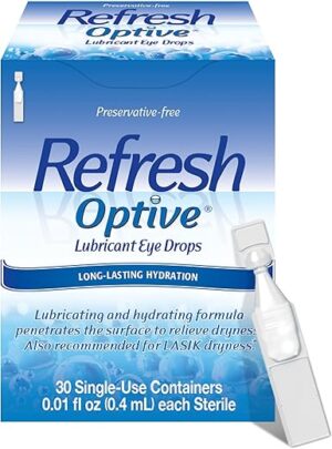 Refresh Optive Lubricant Eye Drops Non-Preserved Tears