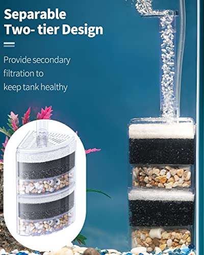 Pawfly Aquarium Corner Sponge Filter For Fish Tanks - Image 3