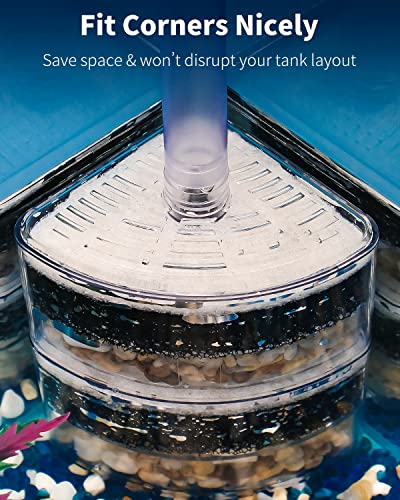 Pawfly Aquarium Corner Sponge Filter For Fish Tanks - Image 5