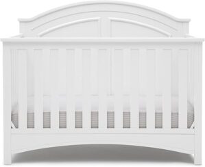 Delta Children Perry 6-in-1 Convertible Crib – Bianca White