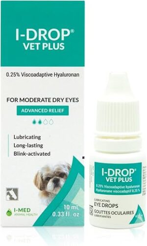 I-DROP Pet Eye Drops For Dogs, 0.25% Hyaluronan