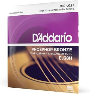 D'Addario Phosphor Bronze Acoustic Strings - EJ38H