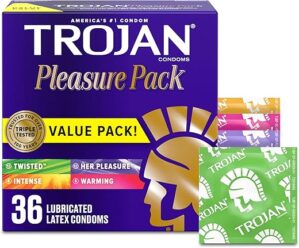 TROJAN Pleasure Pack Assorted Condoms