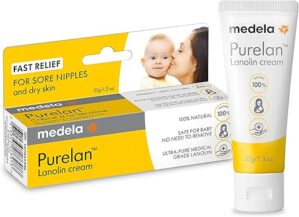 Medela Purelan Lanolin Nipple Cream, 1.3 Ounce Tube